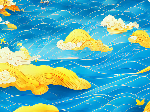 #站酷梦笔#碧云蓝天