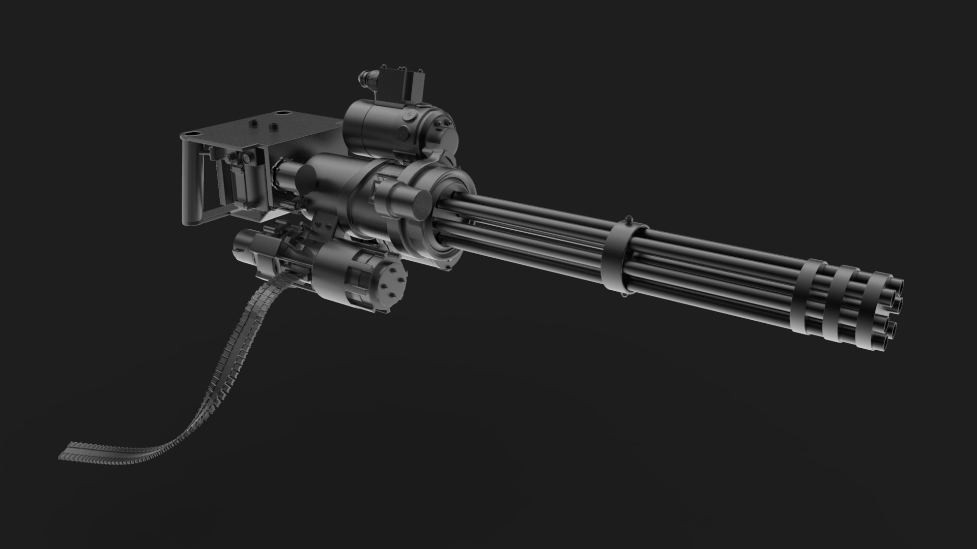 武器 机枪 加特林写实渲染(GUA-8S)|三维|动画/影视|Originalfx - 原创作品 - 站酷 (ZCOOL)