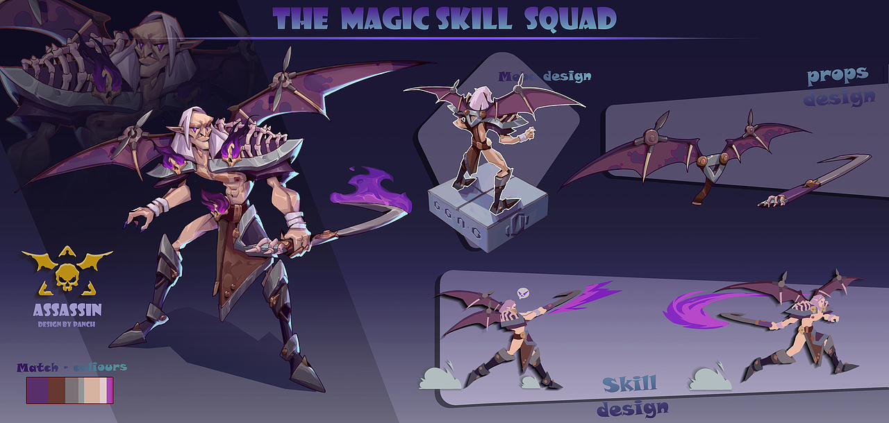 magic squad（图ZMjc0MDQyNzUy） - 游戏原画 - 站酷设计师潘程浩原创素材 - 站酷ZCOOL