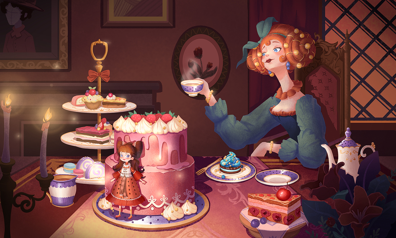 躲猫猫（图ZMjYzNDU2NDky） - 儿童插画 - 站酷设计师殖民月球原创素材 - 站酷ZCOOL