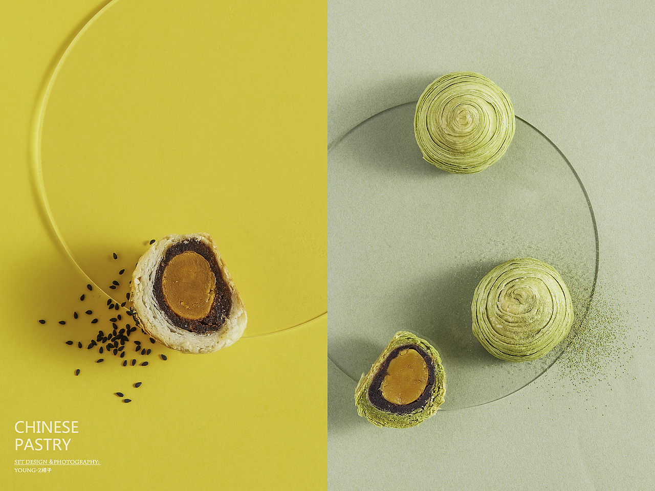 蛋黄酥&抹茶酥