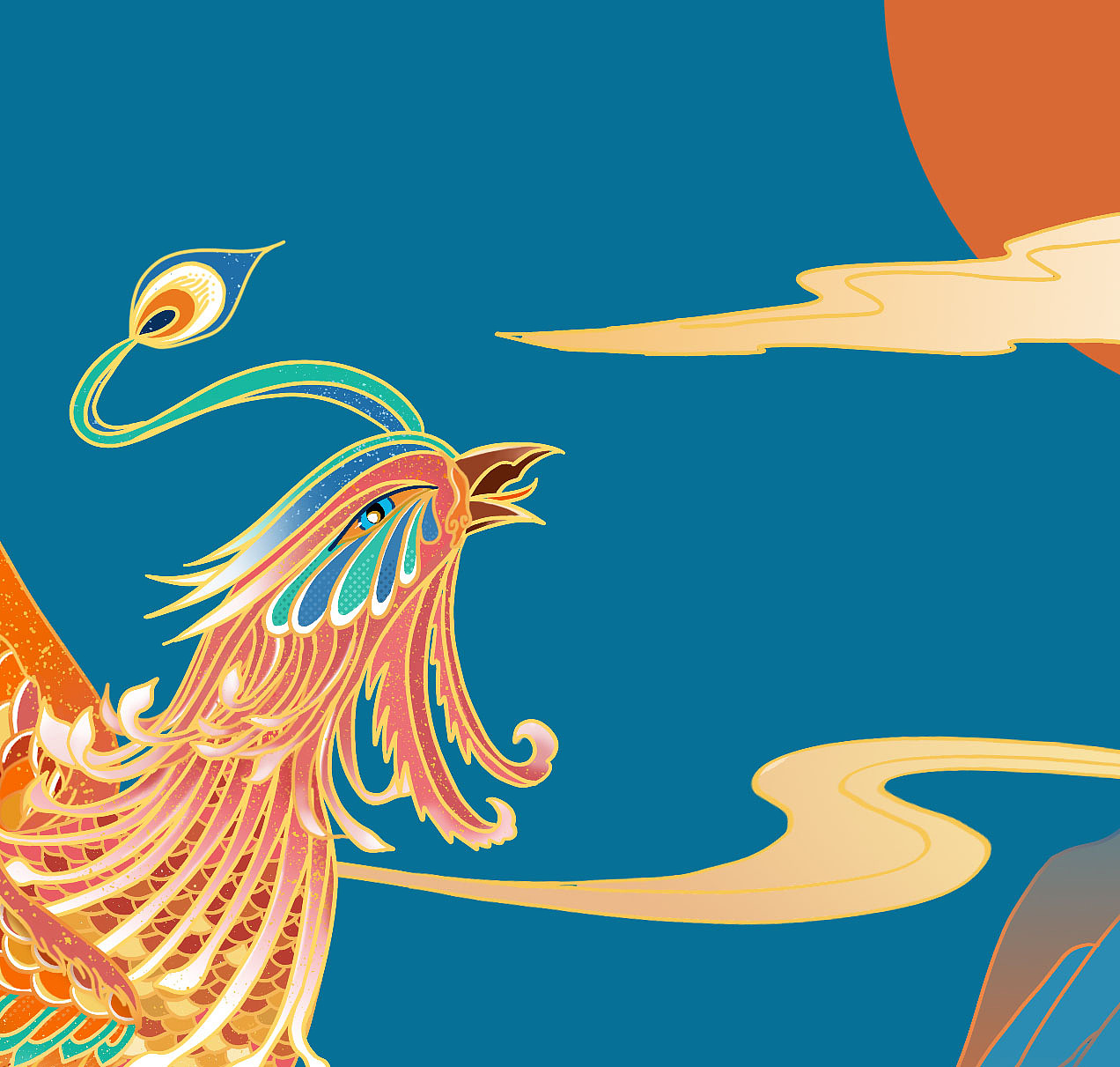 凤凰|插画|创作习作|大曼drawing - 原创作品 - 站酷 (zcool)