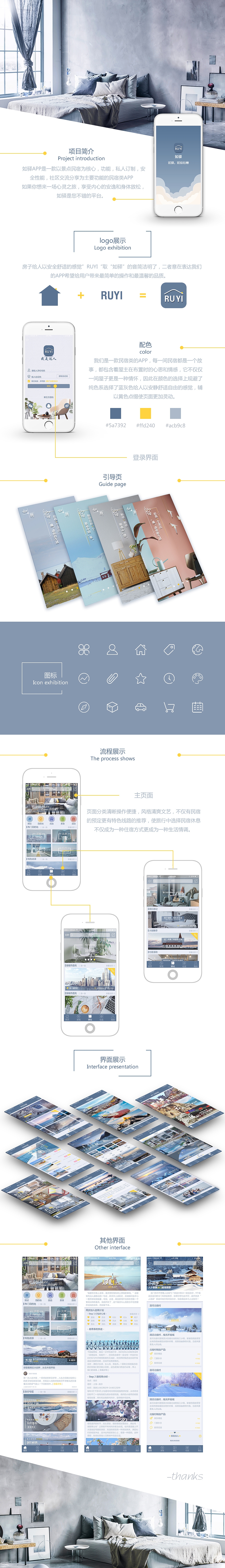旅游民宿APP（图ZODQ2MjM3MzY=） - APP界面 - 站酷设计师半梦微凉原创素材 - 站酷ZCOOL