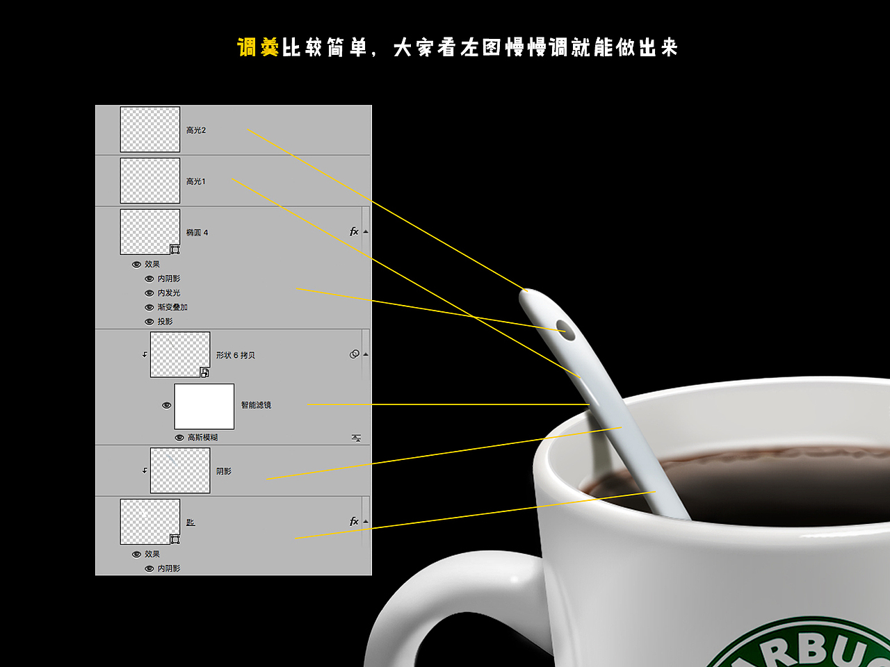 ［原作］ps制作星巴克咖啡杯（含图解）（图ZNzY2NzAwMDQ=） - 其他UI - 站酷设计师JoJo_Zou原创素材 - 站酷ZCOOL