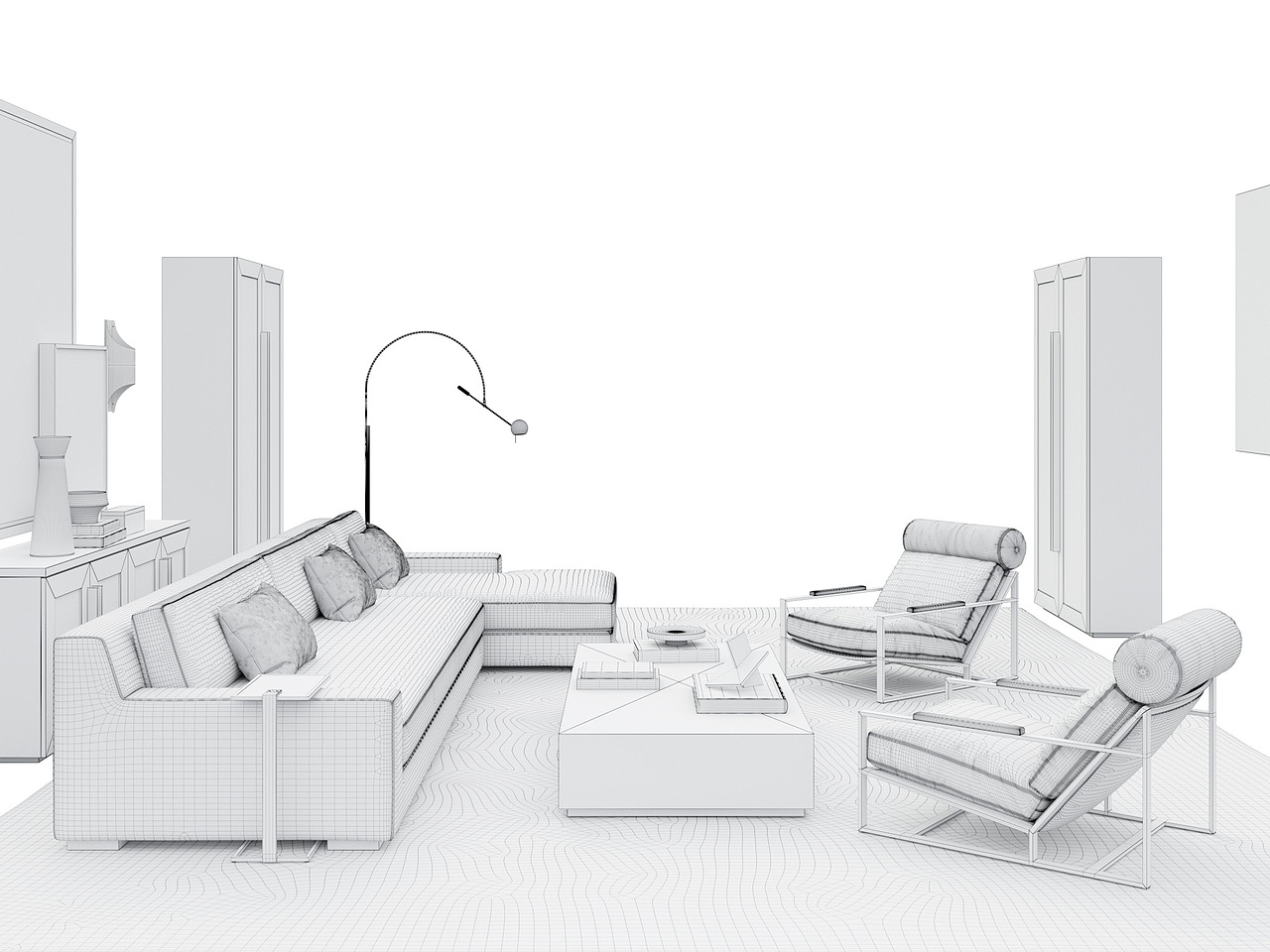 家具产品3D渲染表现（图ZMjgwNTczNDk2） - 建筑/空间 - 站酷设计师沉海原创素材 - 站酷ZCOOL