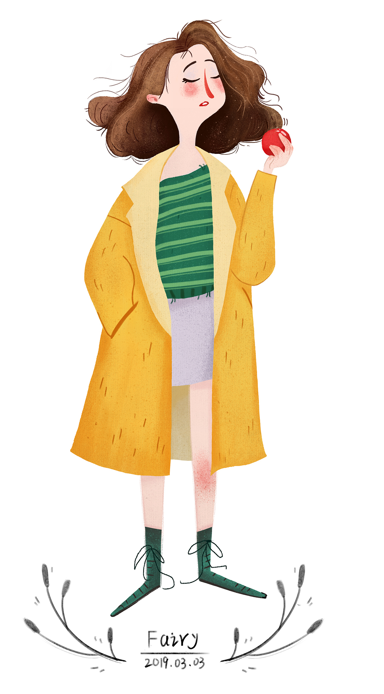 欧美风格插画|插画|创作习作|做设计的洋洋_原创作品-站酷zcool