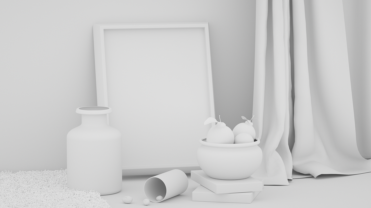 C4D光影场景练习（图ZMjg1NDYyOTg0） - 其他平面 - 站酷设计师洛琳0206原创素材 - 站酷ZCOOL