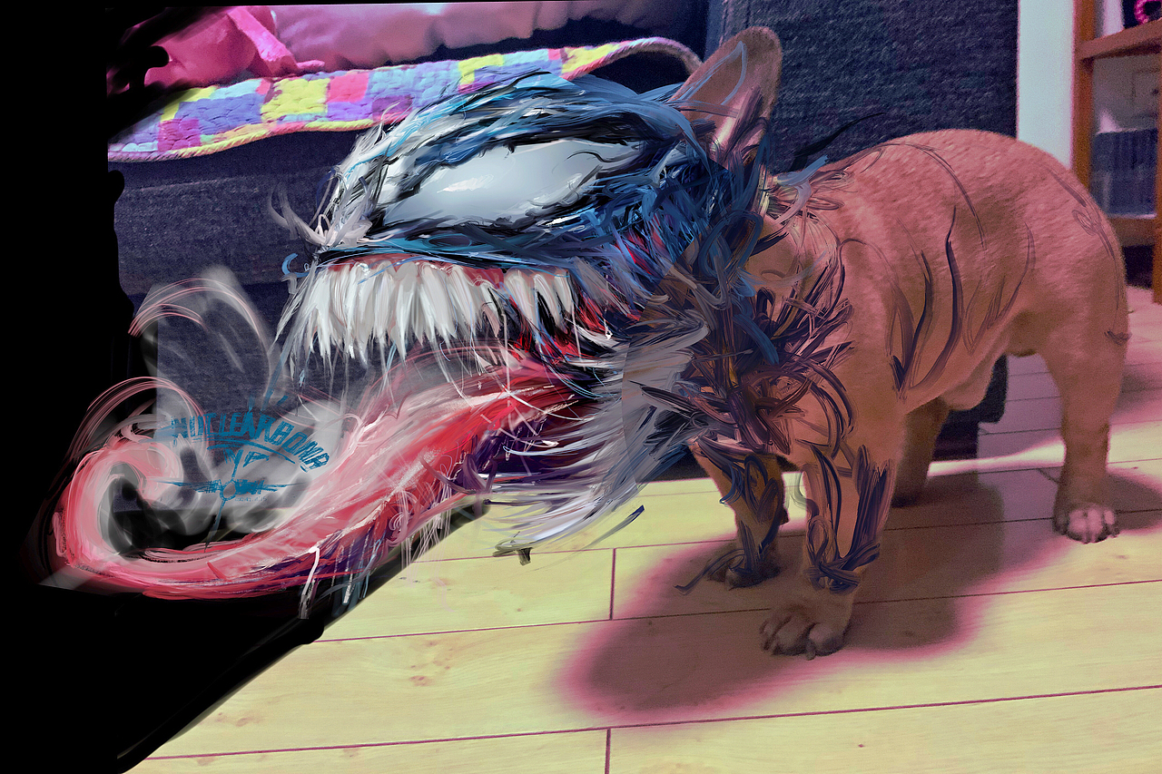 晚速写～毒液 的故事……（图ZMTM1MzMwOTQ4） - 绘本 - 站酷设计师赵震北原创素材 - 站酷ZCOOL