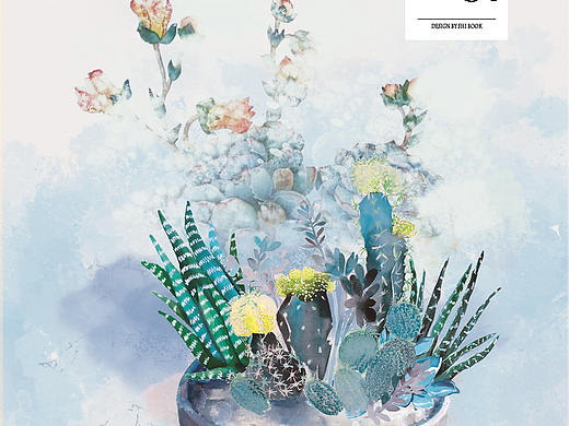 我有一簾多肉， 春夏秋冬與共！（個人主頁-ZMjcwODA5MDQ=） - 商業(yè)插畫 - 站酷設計師edwardanci原創(chuàng)素材 - 站酷ZCOOL