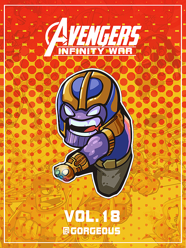 《复仇者联盟：无限战争》 系列三（图ZMTE0MjM5OTMy） - 商业插画 - 站酷设计师GORGEOUS_高三欠原创素材 - 站酷ZCOOL