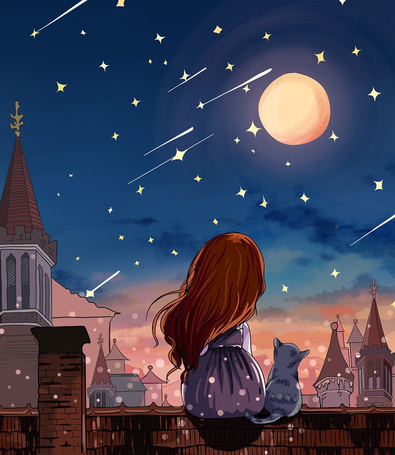 一猫一世界（图ZMTk2MjQyOTMy） - 儿童插画 - 站酷设计师爱画画的小小樊原创素材 - 站酷ZCOOL