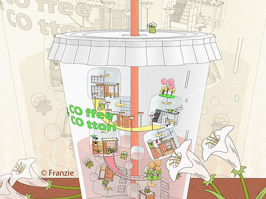 夏日冰咖 🧊里的小屋子