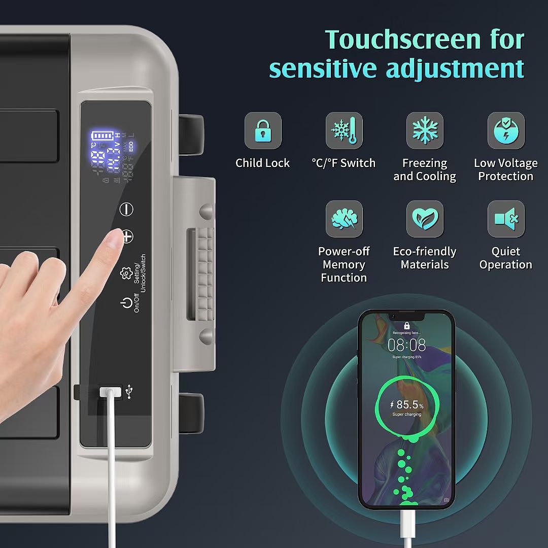 亚马逊车载冰箱产品拍摄主副图a+设计美工修图