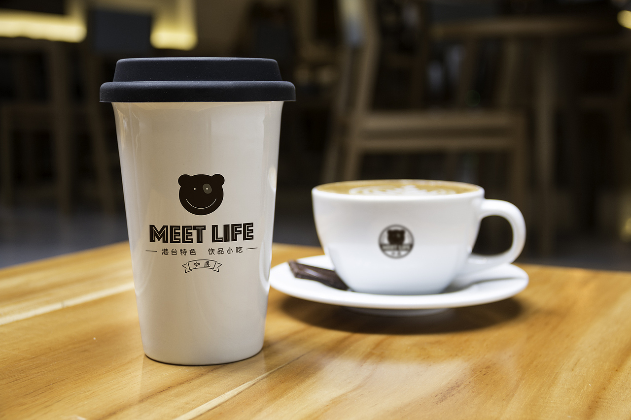 咖遇奶茶店 VI设计