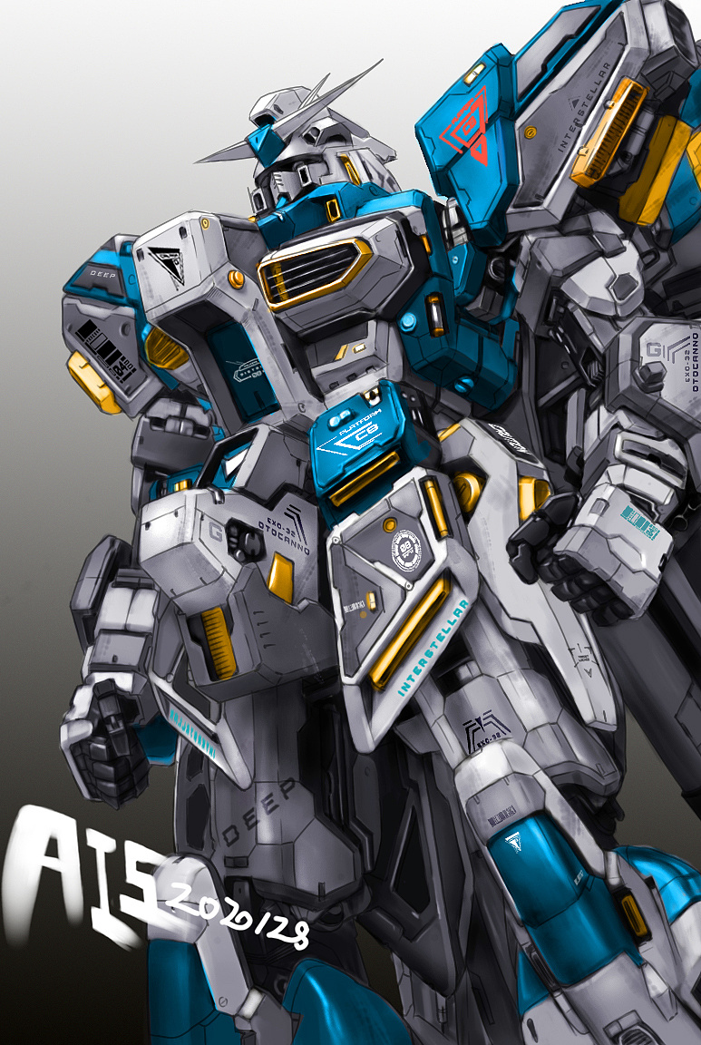 插画练习—高达