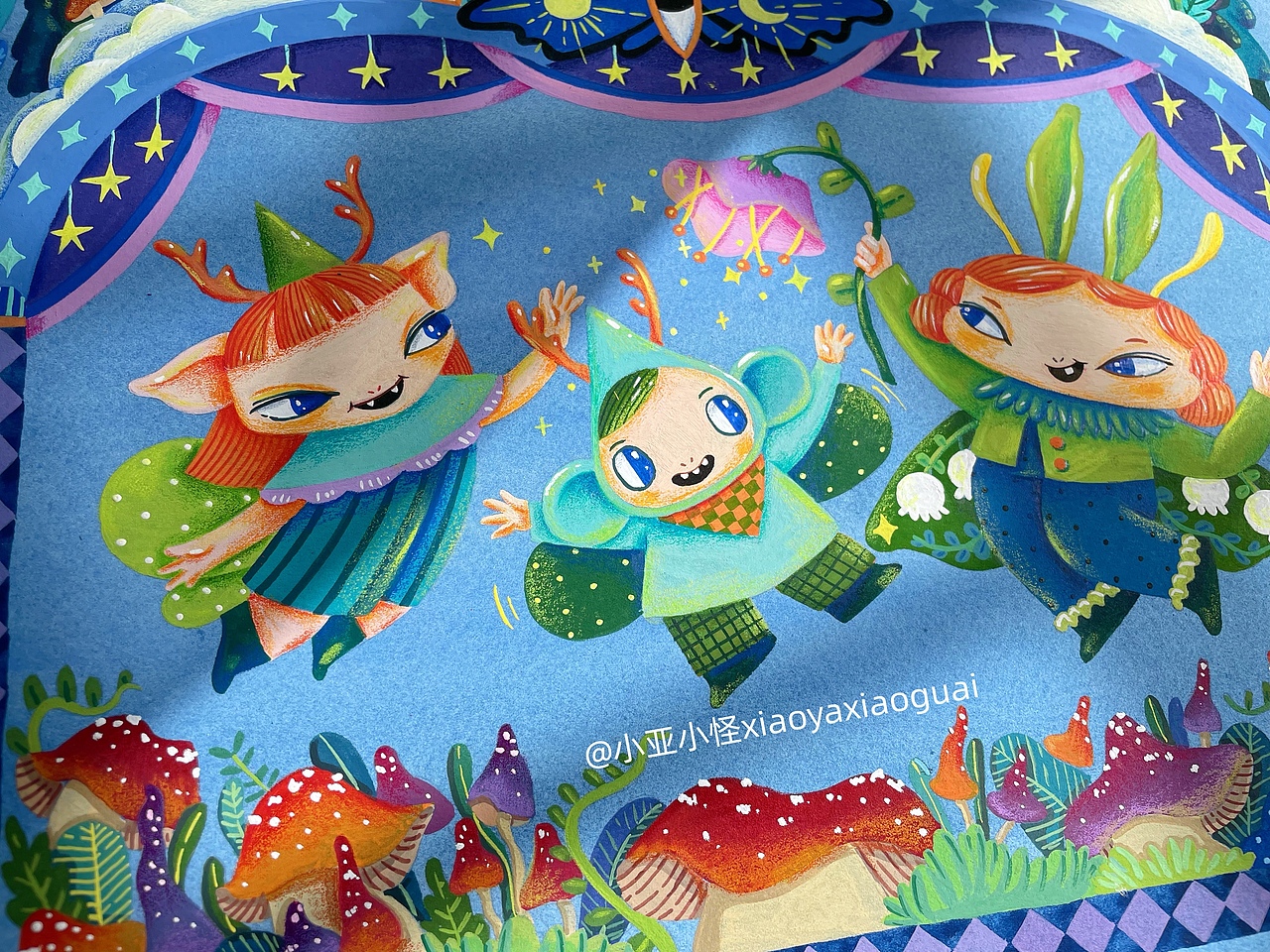 《小怪剧场》原创插画（图ZMjc2NDQxOTYw） - 艺术插画 - 站酷设计师小亚小怪原创素材 - 站酷ZCOOL
