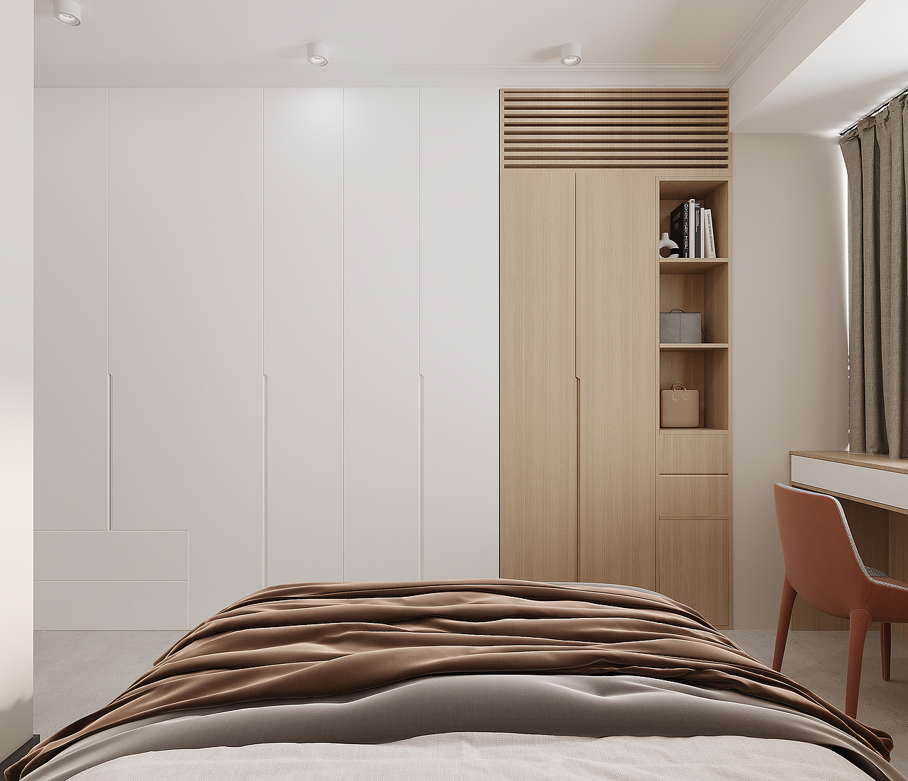 北欧奶咖系 原木风,打造治愈系的家