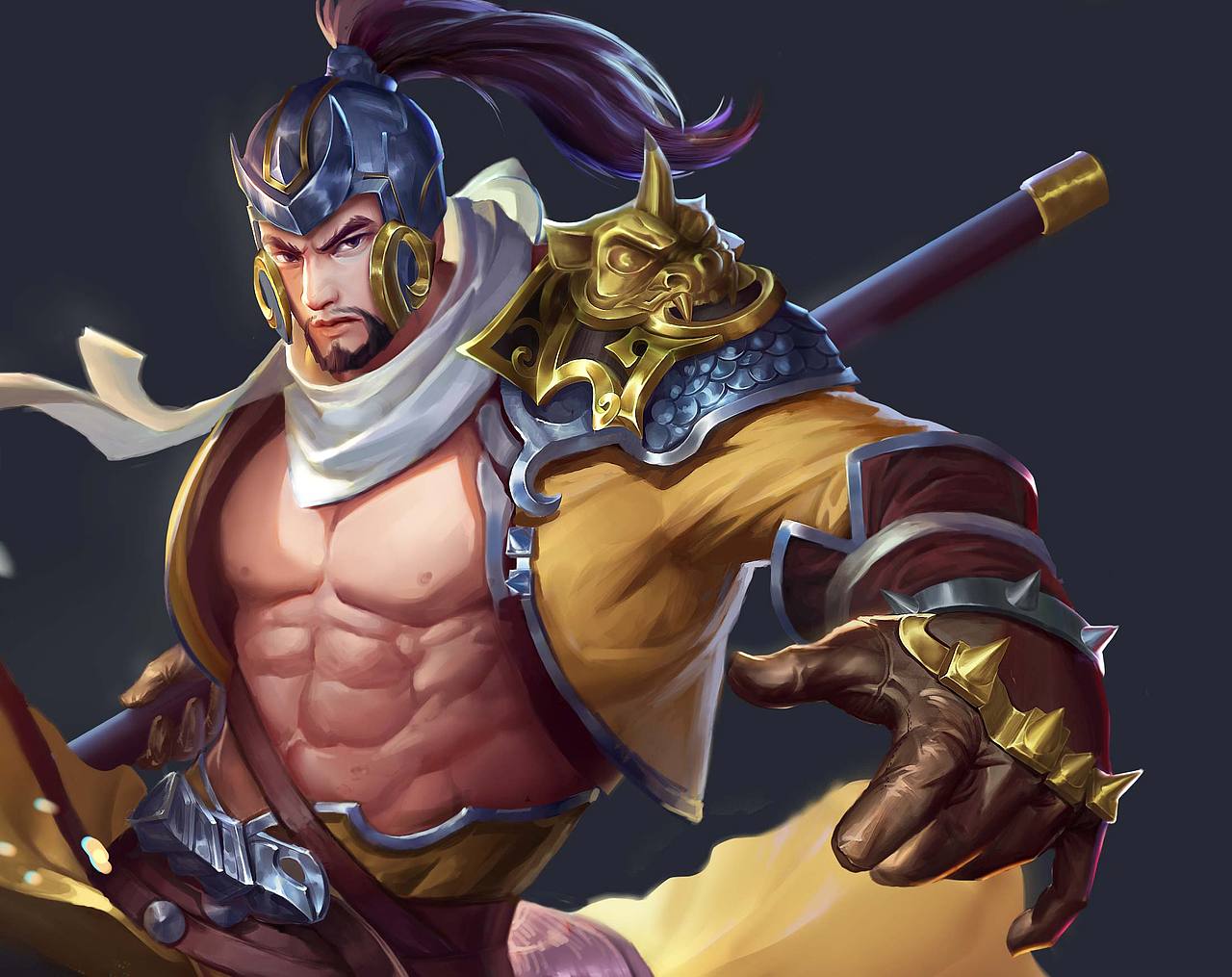 三国|插画|游戏原画|黑马大王_原创作品-站酷zcool