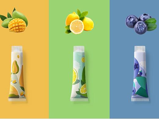 水果插画 包装平面设计