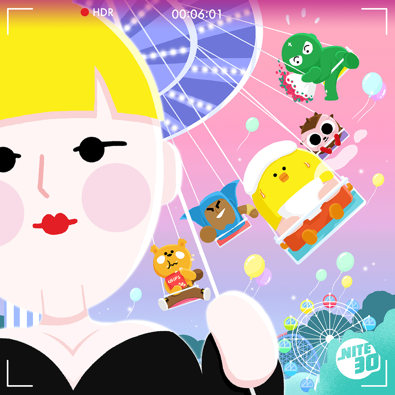 NITE30（图ZMTM0OTA2NjA4） - 商业插画 - 站酷设计师伍柒仔的zk原创素材 - 站酷ZCOOL