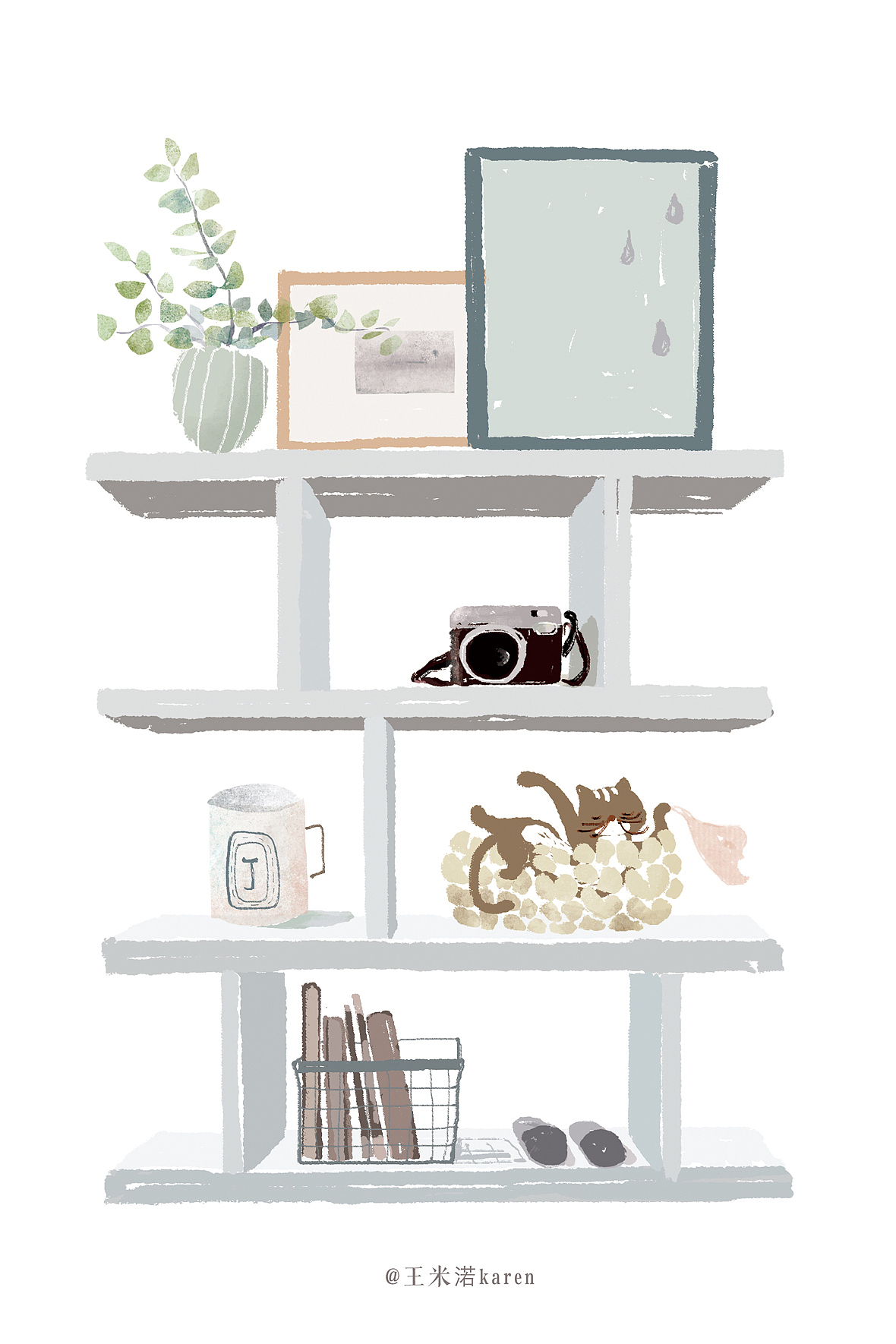 日日是好日（图ZODMyNDQyOTY=） - 商业插画 - 站酷设计师karenrourou原创素材 - 站酷ZCOOL