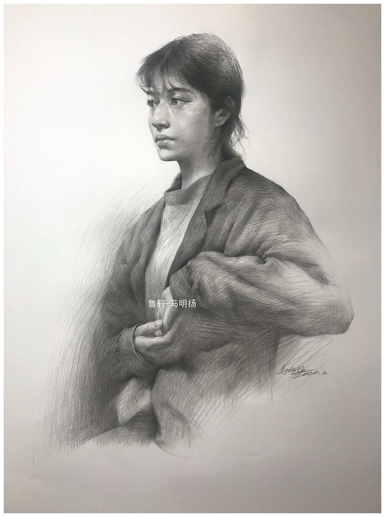 贵阳鲁轩美术马明扬素描作品（图ZMjUyNTMyNTAw） - 绘画 - 站酷设计师贵州美术网原创素材 - 站酷ZCOOL