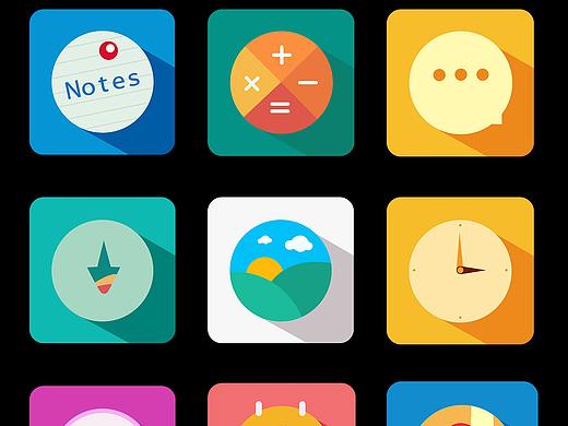 扁平化图标（个人主页-ZMzcyNTY0Njg=） - 图标 - 站酷设计师会飞的鱼lj原创素材 - 站酷ZCOOL