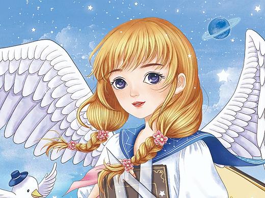 《意林》《小星星》杂志封面插画少女们