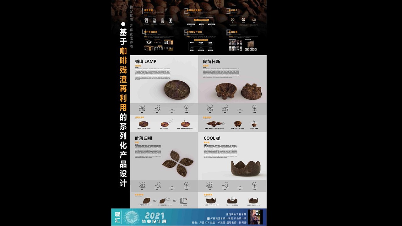 基于咖啡残渣再利用的系列化产品设计（图ZMjY0MTQxMzI0） - 生活用品 - 站酷设计师Z54425208原创素材 - 站酷ZCOOL