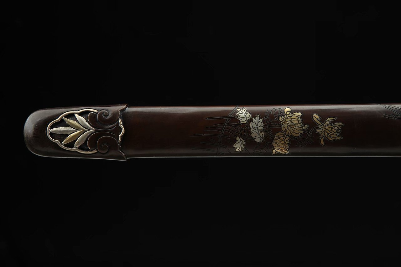 还原复刻明代双龙对望剑