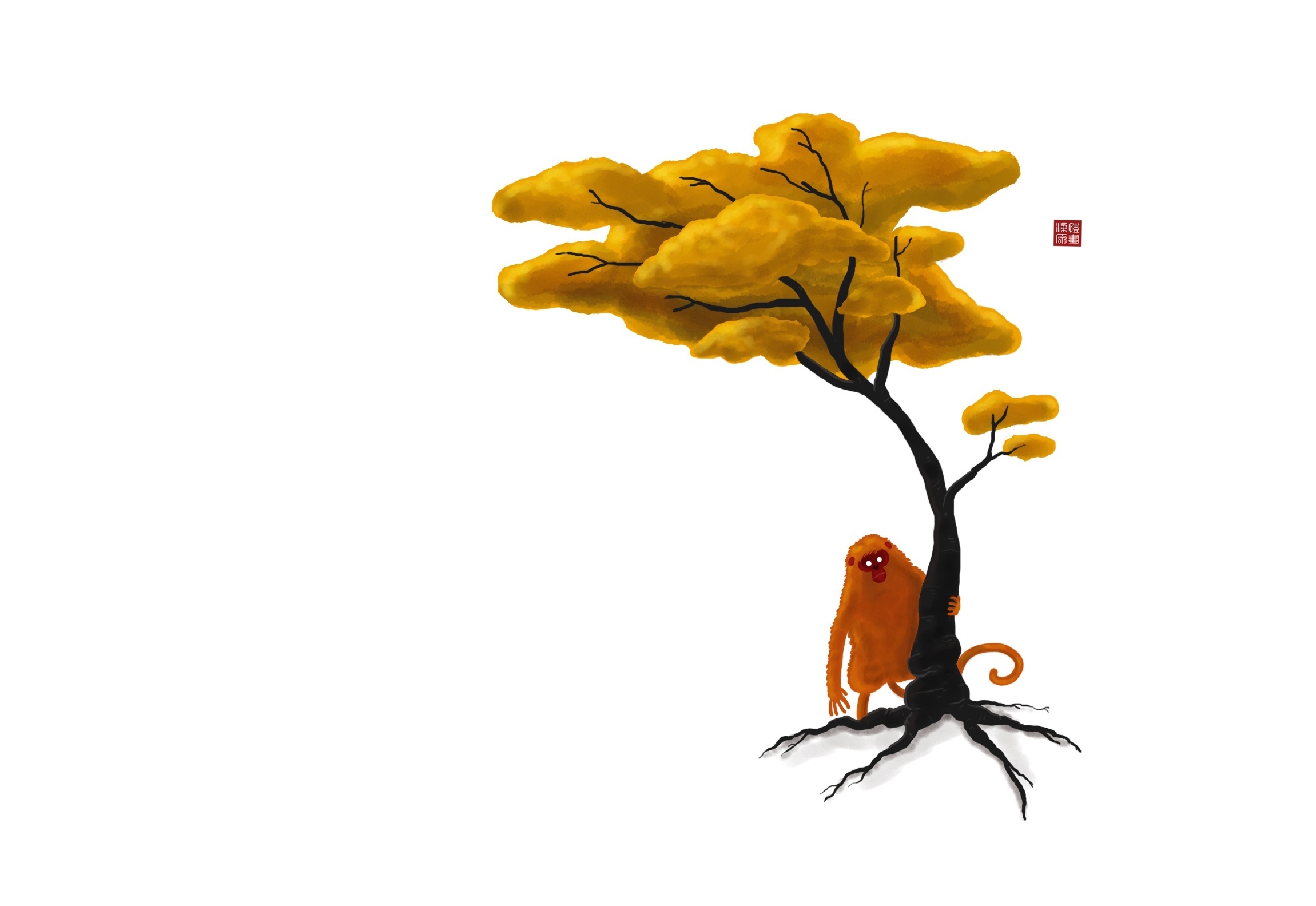 禅|插画|商业插画|梁原凯 - 原创作品 - 站酷 (zcool)