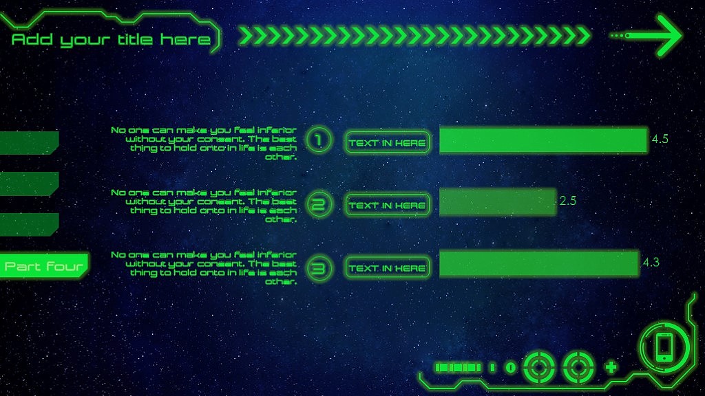 【动态 大气 商务】荧光年终倒计时星空科技IOS PPT模板