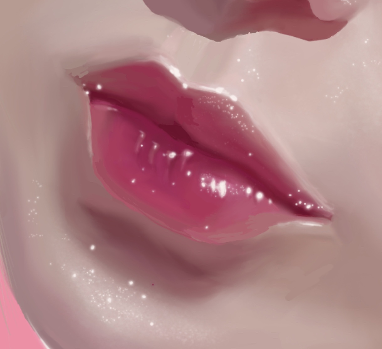 人像厚涂procreat绘画指绘|纯艺术|绘画|可爱骚骚怪 - 临摹作品