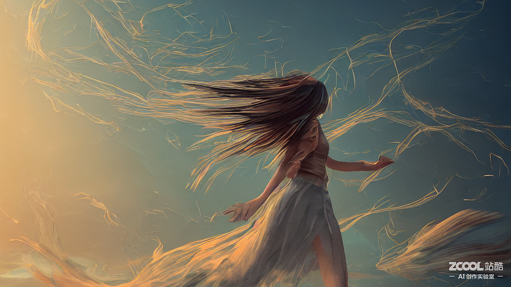 #AI創(chuàng)作實驗室#風（圖ZMzE4Mzk3MTM2） - AI作品 - 站酷設計師我不是一條咸魚原創(chuàng)素材 - 站酷ZCOOL