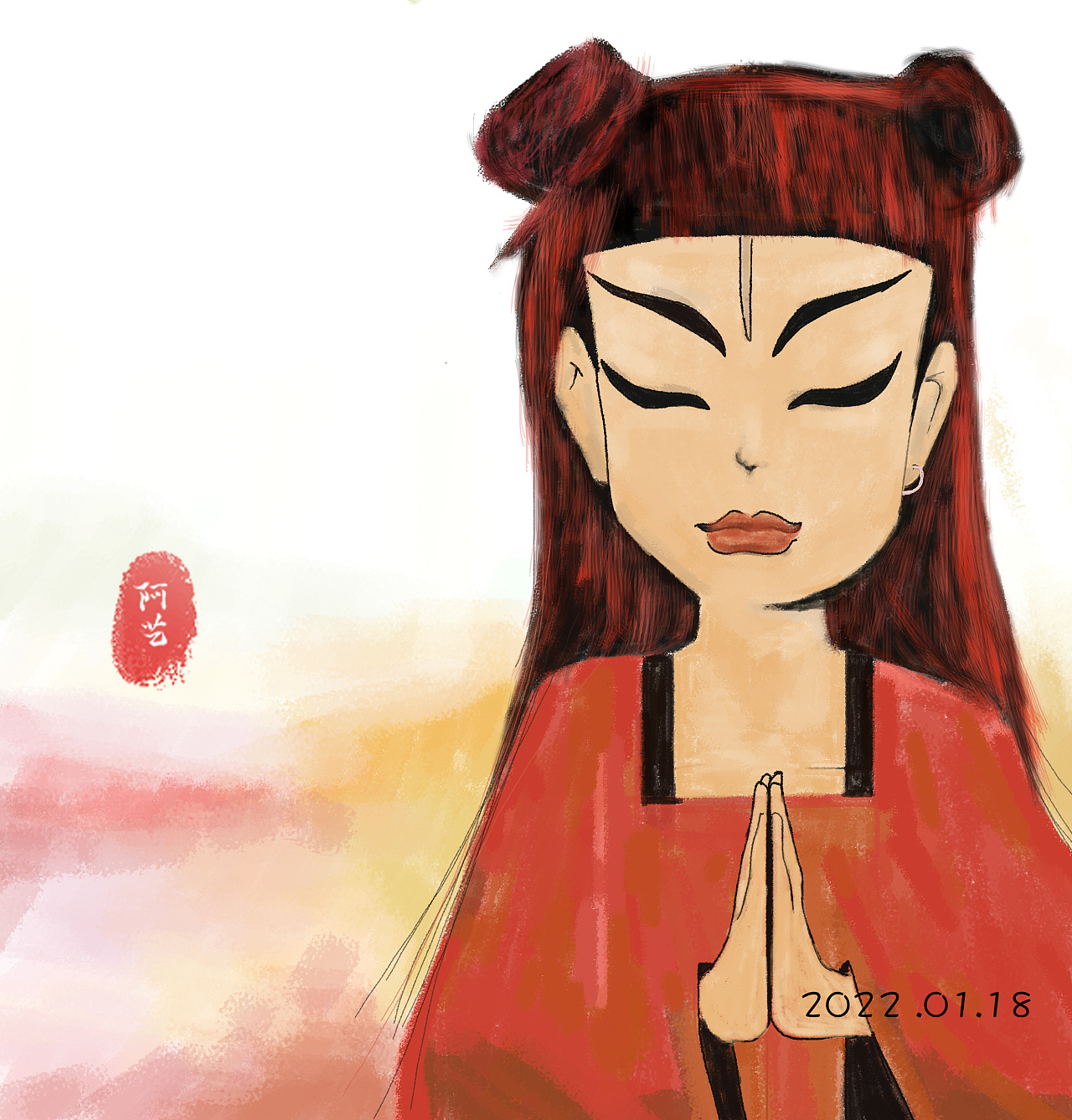 手绘萨菲娜|插画|绘本|阿艺不叫阿姨 - 原创作品 - 站酷 (zcool)