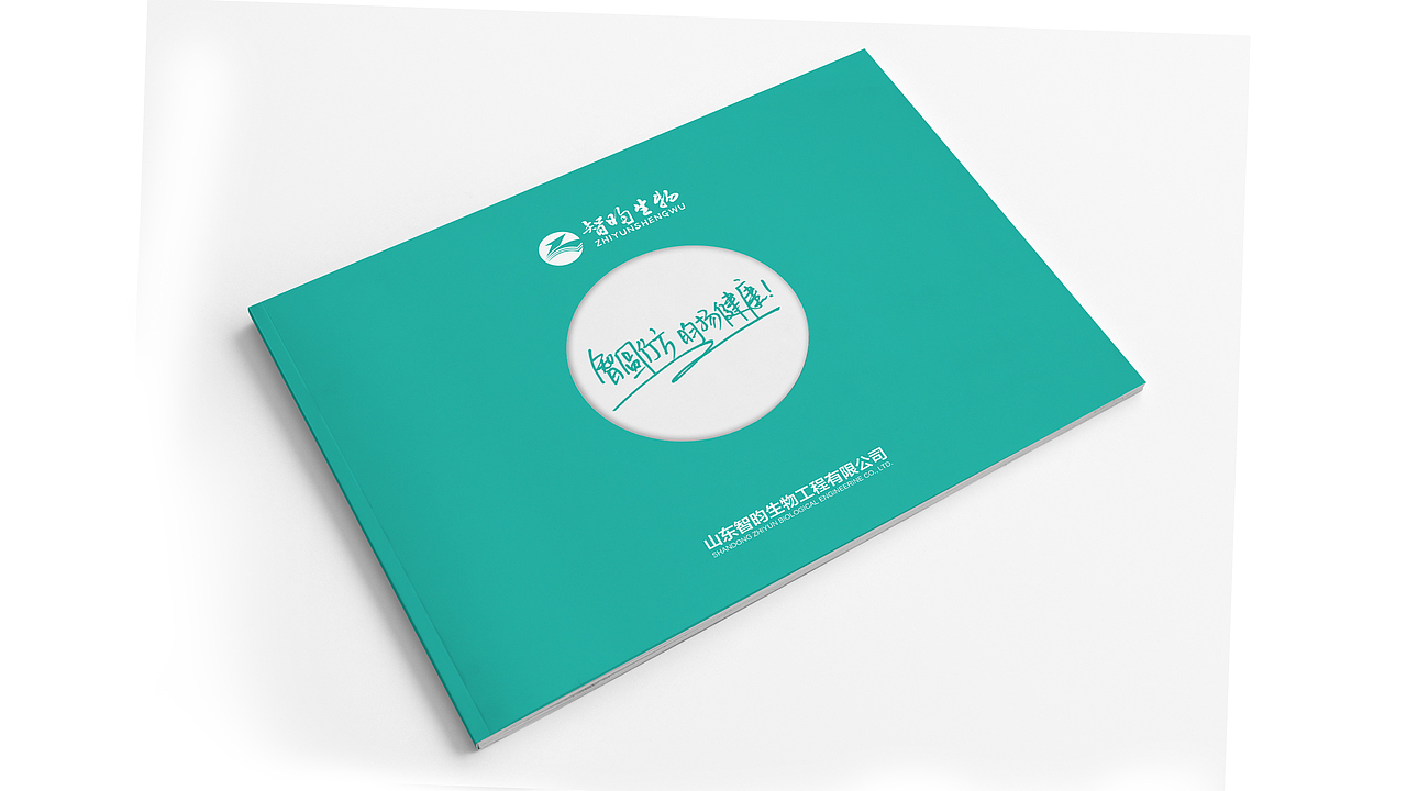 智昀生物包装、画册和网站设计