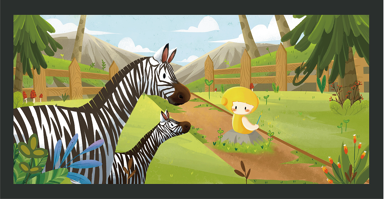 奇妙動(dòng)物記（圖ZMjMxMzExNTQ0） - 兒童插畫 - 站酷設(shè)計(jì)師陳小黑黑原創(chuàng)素材 - 站酷ZCOOL