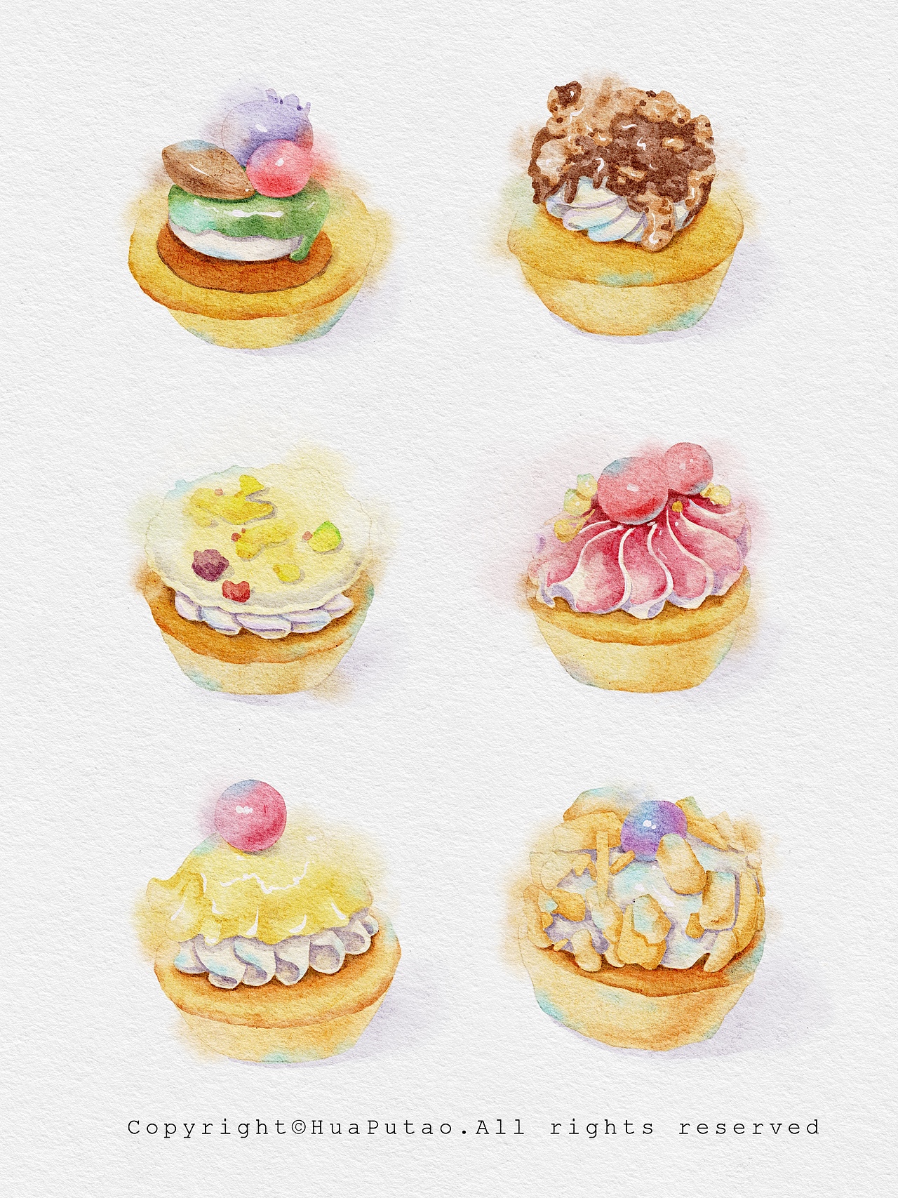 “不画完不能吃”系列（图ZMjc0NDM5NTA4） - 商业插画 - 站酷设计师Hua葡萄原创素材 - 站酷ZCOOL