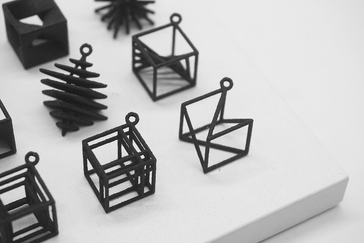 造么作品 | CUBE系列3D打印耳坠