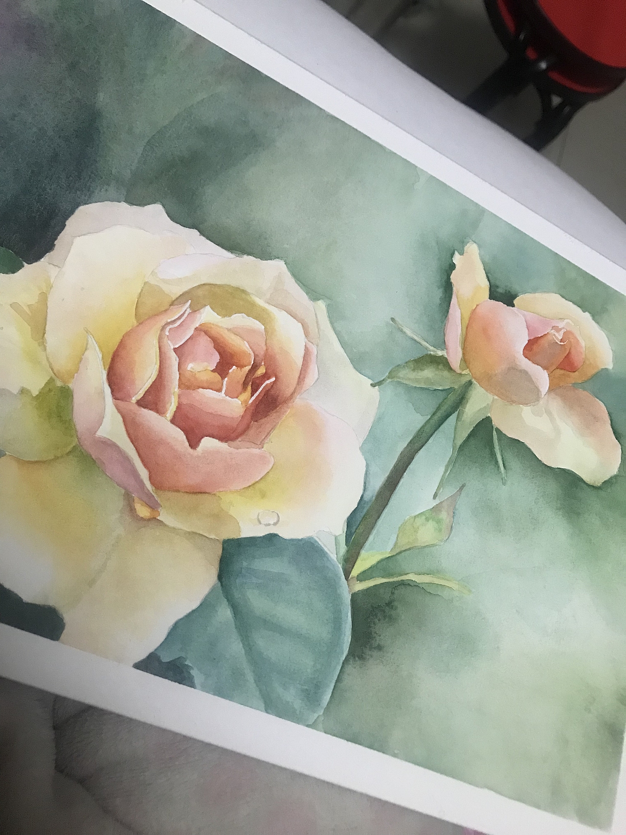 把思念画在每一片花瓣上