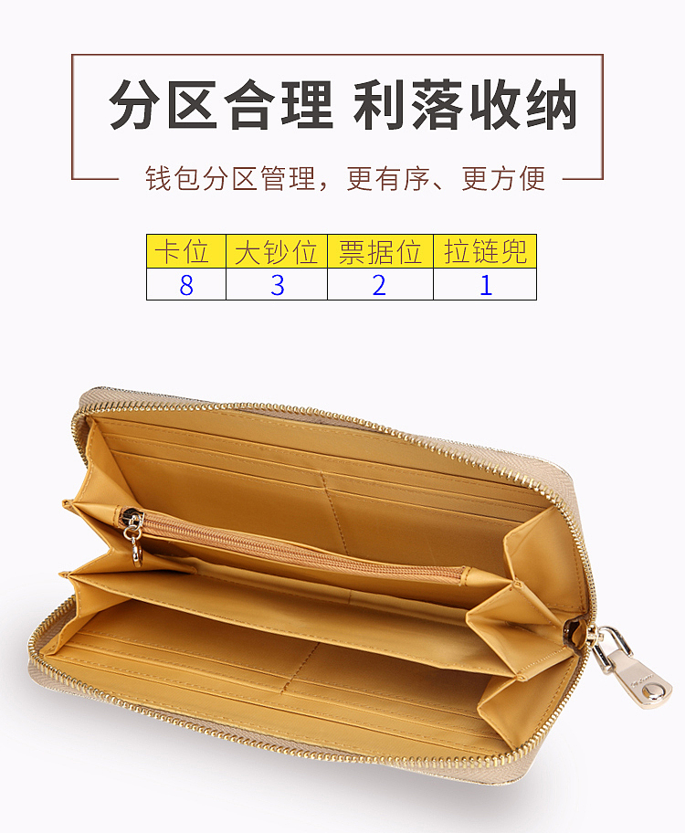 女士钱包详情页