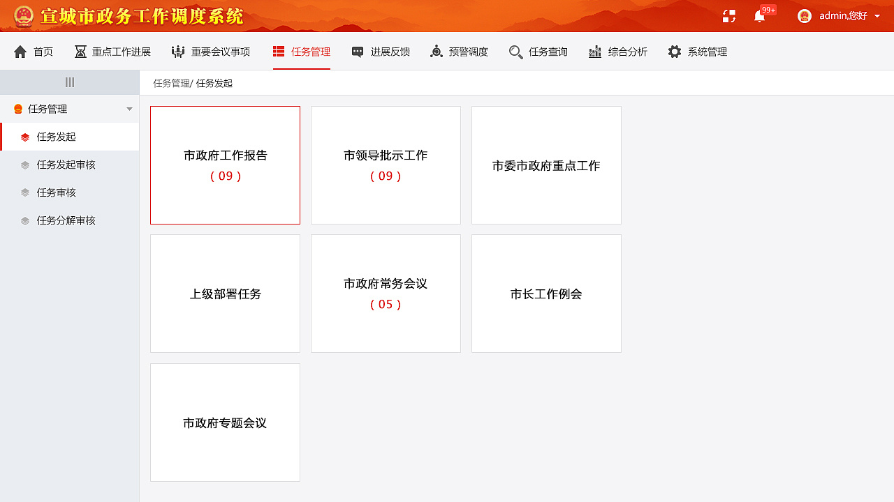 政府后台管理系统