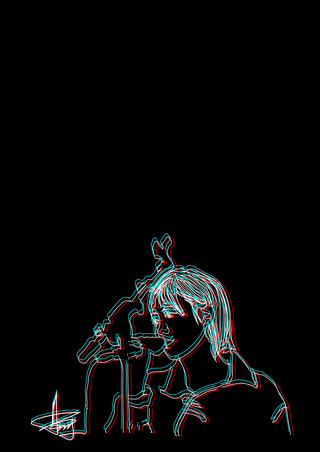 【抖音风 人物插画】