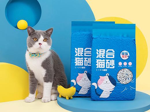 立白乐宠-倔强的尾巴猫砂产品摄影