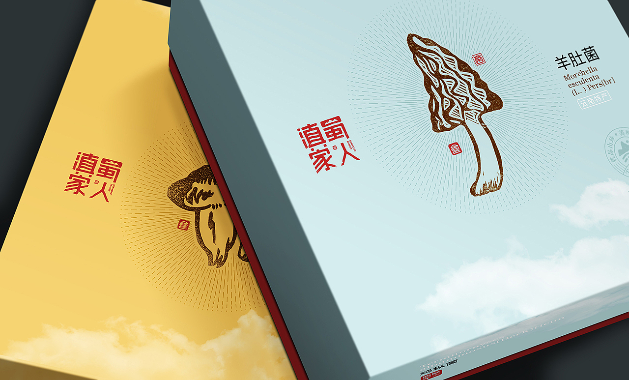 云南“滇蜀家人”野生菌系列包装——意形社
