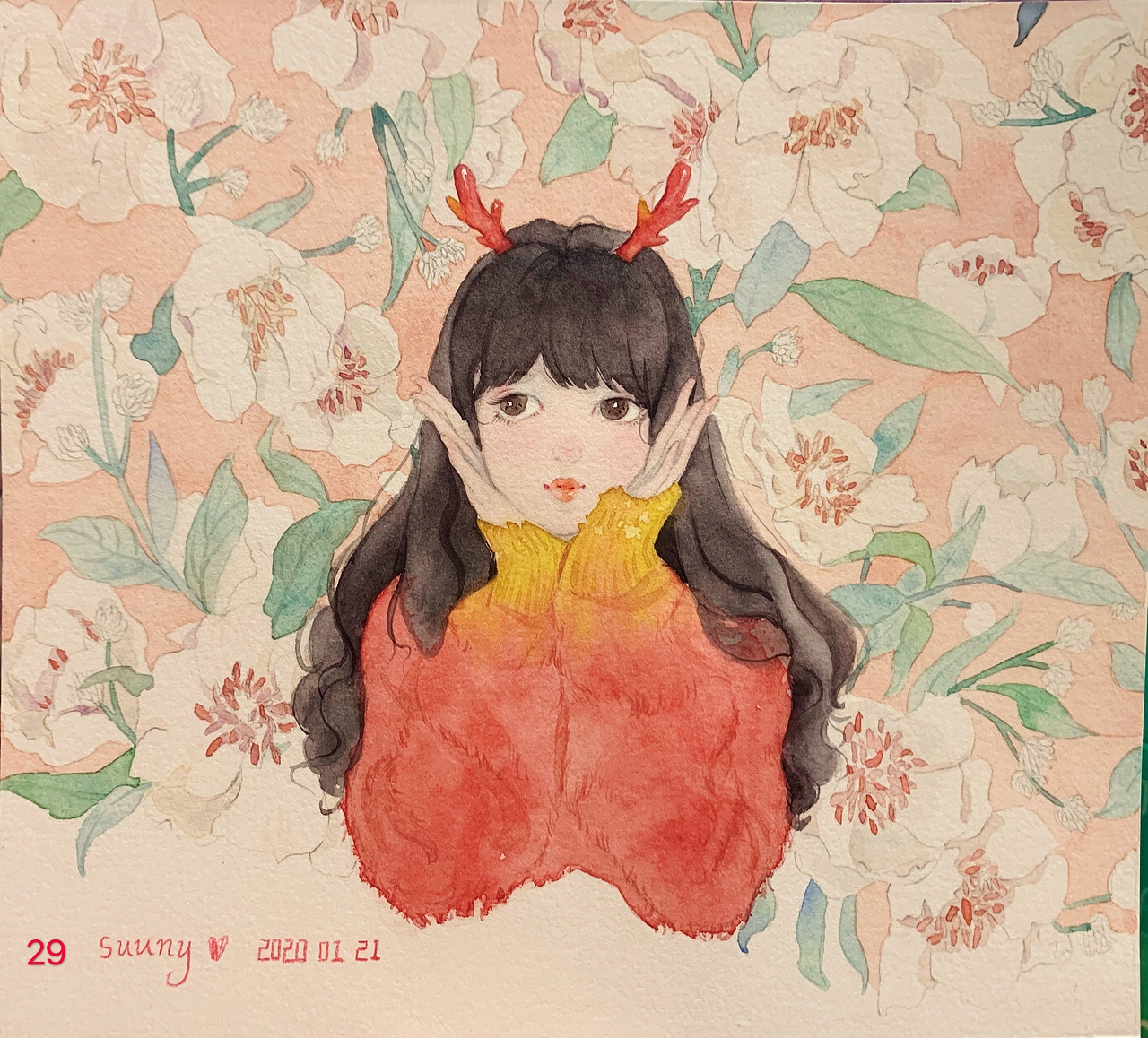 水彩（图ZMTk0NzU1MzY0） - 绘画 - 站酷设计师慕雨cc原创素材 - 站酷ZCOOL