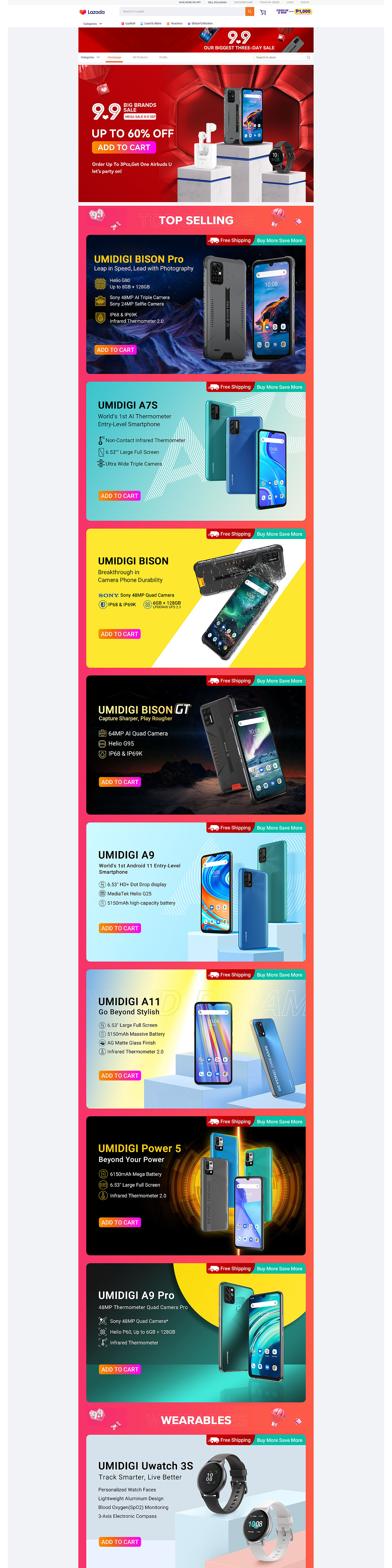 lazada平台双11详情页（图ZMjkxNzk5MjIw） - 其他平面 - 站酷设计师绿豆冰棍原创素材 - 站酷ZCOOL