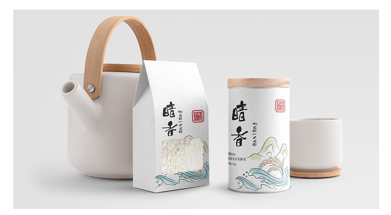 日式系列日式大米包装大米杂粮农产品粮油包装食品包装