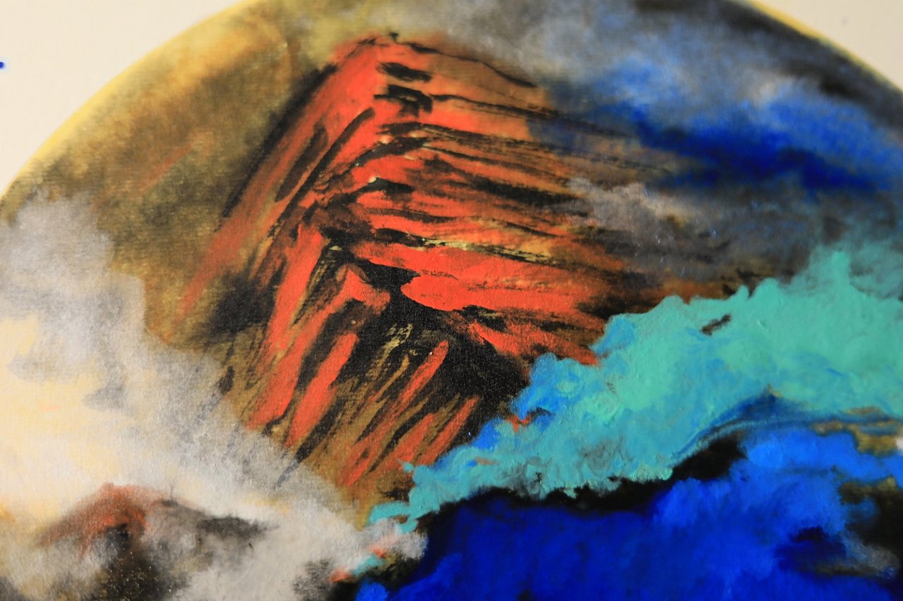 国画里泼墨山水重彩山水表现技法