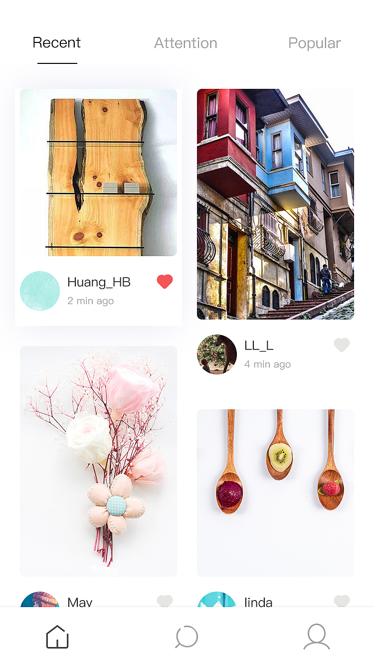 文艺、清新APP界面（图ZODEwNTgxNDA=） - APP界面 - 站酷设计师Huang_HB原创素材 - 站酷ZCOOL